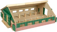 Kids GLOBE Holz Laufstall Bauernhof Spielzeug 1:87 Maßstab-3