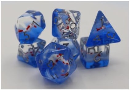 Foam Brain Games set de dés Koi Pond pour jeux de rôle