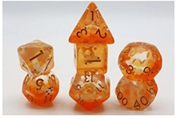 Foam Brain Games set de dés Golden Koi Fish pour jeux de rôle