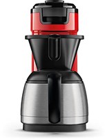 Philips machine à café Senseo Switch HD6592/84 rouge - cafetière 2-en-1 à dosettes et filtre-2