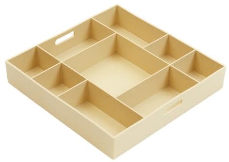 Guidecraft Lernspielzeug stapelbares Sortiertablett Poly+ mehrfarbig