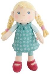 Haba Kuschelpuppe Linnéa - weiche Stoffpuppe 25 cm für Babys und Kinder