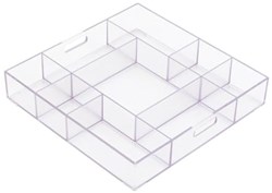 Guidecraft plateau de tri empilable - jouet éducatif - transparent