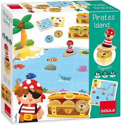 Jumbo Goula - Jeu de l'île des pirates pour enfants jeu de société jouet en bois