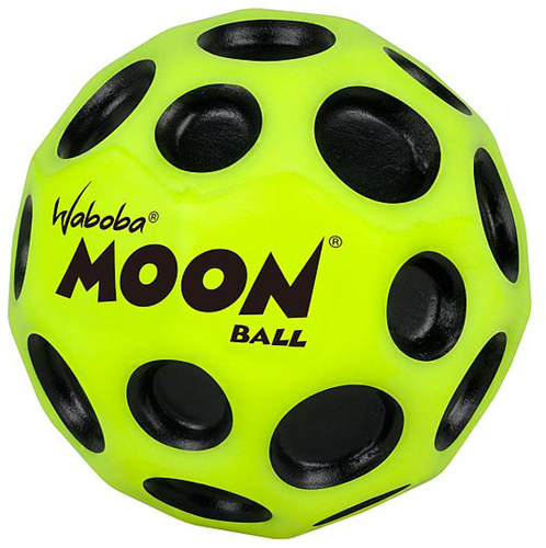 Waboba balle rebondissante Original Moon Ball - Jaune - Ø 6,3cm jouet