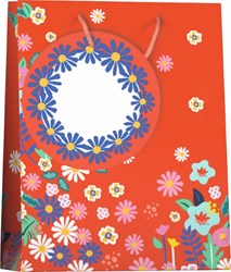 Design Group sac cadeau papier L The Good Life multicolore