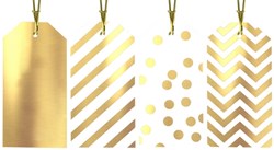 Design Group 12 étiquettes cadeaux Design en pack TA-09054