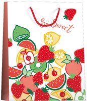 Design Group sac cadeau en papier - grand sac Summerfruits imprimé