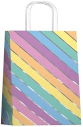 Design Group sac cadeau papier M Festive pochette cadeau colorée