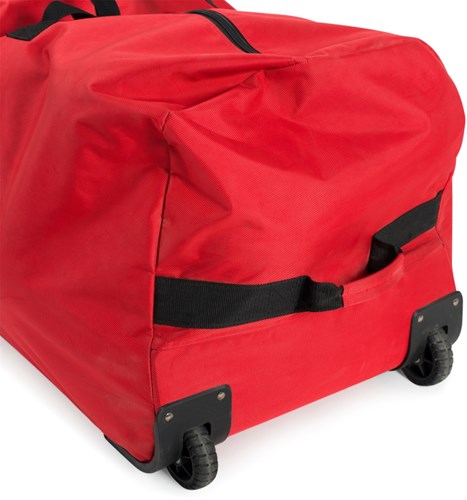 Spordas grand sac de sport rouge à roulettes - sac de sport robuste à roulettes-3