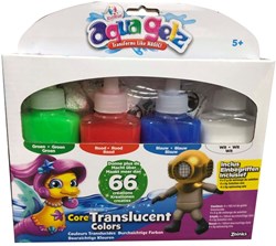 Aqua Gelz translucent Farben Nachfüllset kreativer Bastelspaß