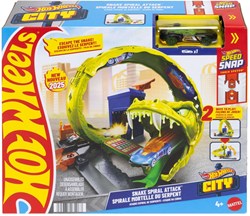Mattel Hot Wheels City Nemesis Schlangen Tankstelle Spielset