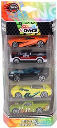 KiddyGo Spielzeugautos Rapid Wheels Die-Cast Farbwechsel 5er-Pack