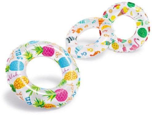 Intex Bouée Lively Print 51 cm plaisir aquatique coloré