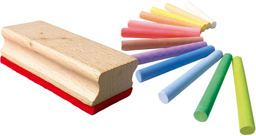 Ses 00208 Kleurkrijtjes + Wisser-2
