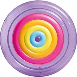 Intex matelas gonflable Rainbow Fiesta - grande île flottante 200 cm