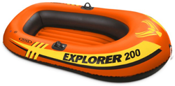 Intex bateau gonflable Explorer Pro 200 orange plaisir aquatique 2 personnes