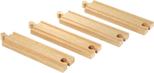 Brio gerade Schienen mittellang - Eisenbahn Erweiterungsset 33335