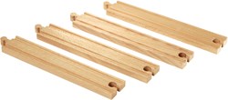 Brio lange gerade Schienen Holz Eisenbahn Erweiterungsset - 33341