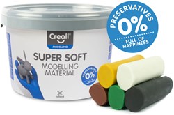 Creall Knete Safari Farben - Supersoft Modelliermasse 1750g für Kinder