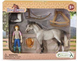 Collecta Spielset Hobby Reiter und Zubehör - Kunststoff Spielzeug