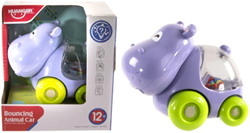 Kidsfun Baby nijlpaard auto 10 cm. 4363