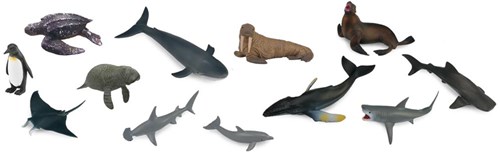 COLLECTA Set mit 12 Meerestieren-2