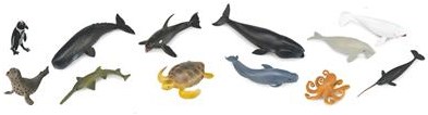 COLLECTA Set mit 12 Meerestieren-3