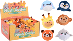 Johntoy lot de balles rebondissantes - 24 balles en PVC peluche jouet
