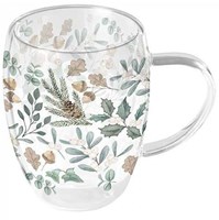 Ambiente Glas 350ml leaves