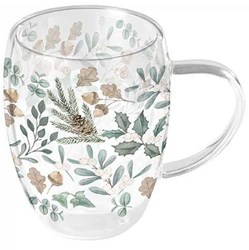 Ambiente Glas 350ml leaves