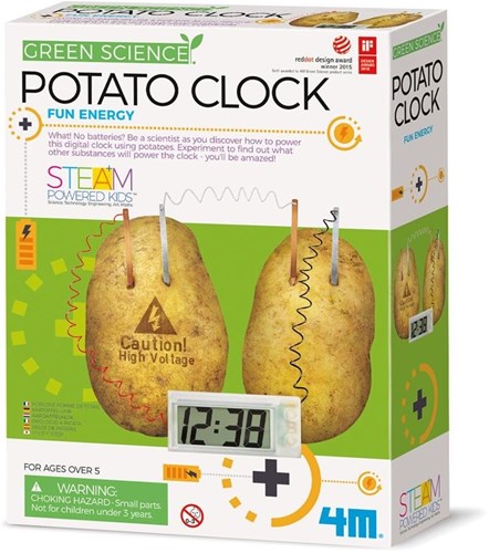 4M Kidzlabs GREEN SCIENCE: Kartoffeluhr / f r a n s t a l i g h Verpackung