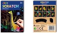 AVENIR Scratch Art Book Mini A6 - Dinosaures-2