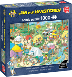 Jumbo Puzzle Camping im Wald Jan van Haasteren 1000 Teile