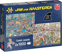 Jumbo Puzzle Jan van Haasteren DIY Shop - 2x1000 Teile Puzzle