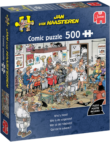 Jan van Haasteren Puzzle Wer ist der Nächste? 500 Teile Cartoon