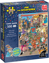 Jumbo Puzzle Jan van Haasteren Fijne 90ste! 500 Teile Cartoon