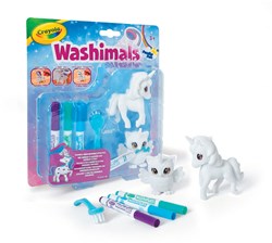Crayola Washimals Dieren - Eenhoorn Luna en Uil Una