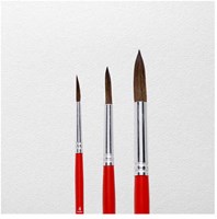 Aquarellpinsel Set rund Malen 3-teilig Pony-Ziegenhaar-3