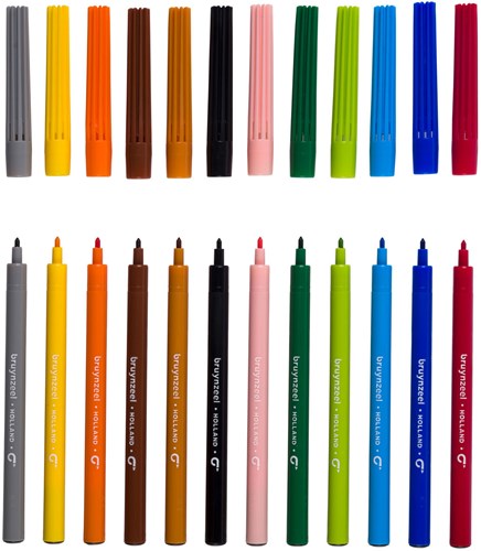 Bruynzeel Bruynzeel 12 Filzstifte im Etui i60121112-3