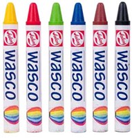 Talens Wachsmalkreide Set - 6 Farben kreative Kinder Wachsmalstifte-2
