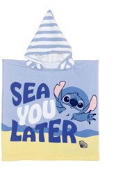 Poncho serviette Stitch poncho de plage pour enfants multicolore