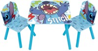 Lobbes Kindertisch und Stühle Set Holz Lilo & Stitch blau dekorativ