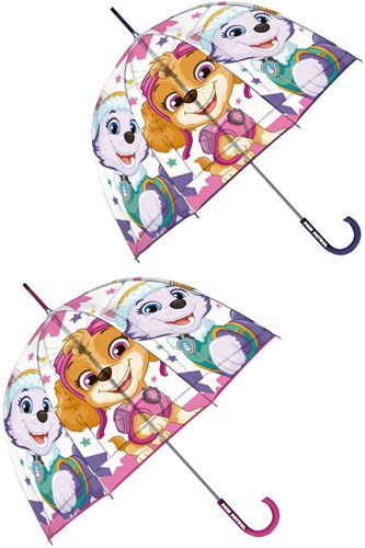 Lobbes Regenschirm Paw Patrol transparent Kinderregenschirm Regenaccessoire