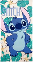 Lobbes Badetuch Stitch Mikrofaser 70x140cm Kinder Strand Handtuch