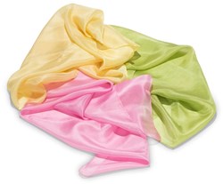 Filges Seidentücher Frühling 55x55 cm - 3er Set Spieltücher