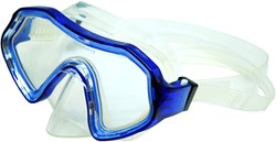Shallow Tauchmaske Junior Blau Transparent Silikon Tauchbrille