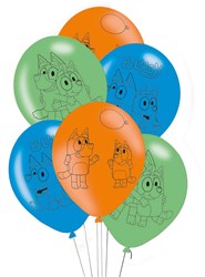 Ballonnen Bluey, 6st.