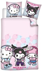 Lobbes Bettwäsche Hello Kitty & Friends - Kinderbettwäsche 140x200 cm