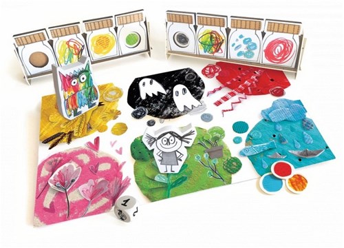 Purple Brain Brettspiel Das Farbenmonster kooperatives Emotionen lernen-3